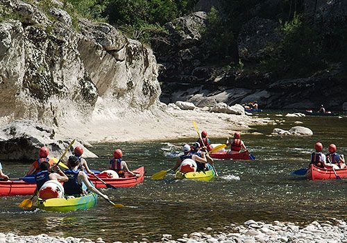 Camping Villeneuve de Berg Ciela Village Le Pommier camping 5 étoiles Ardèche canoë kayak Gorges de l'Ardèche