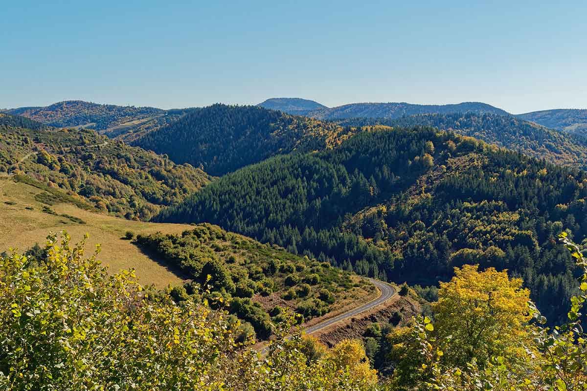 les monts d'ardèche
