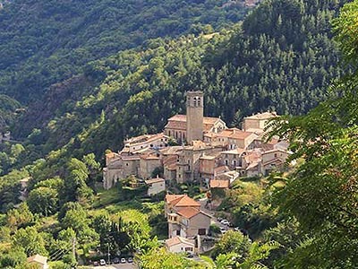 le village d'Antraigues sur Volane