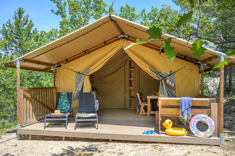 Tente Ciela Nature au camping Le Pommier en Ardèche