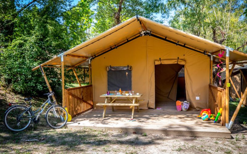 camping ardeche location tente lodge